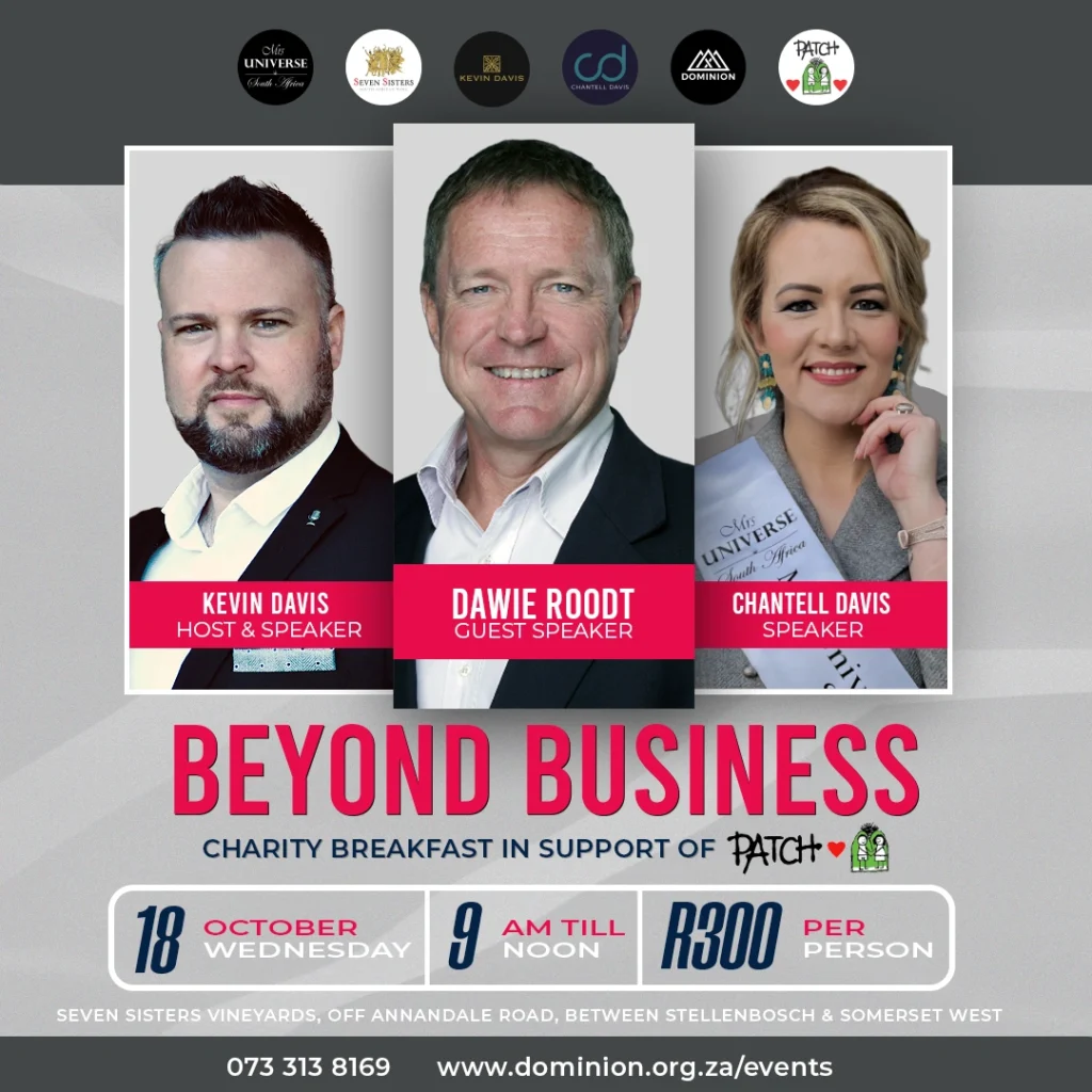 Beyond Business, A Charity Breakfast in support of PATCH - with Dawie Roodt